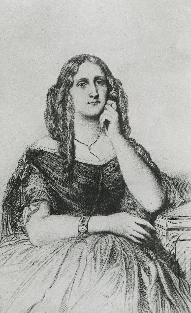 Delphine de Girardin von Andre Adolphe Eugene Disderi