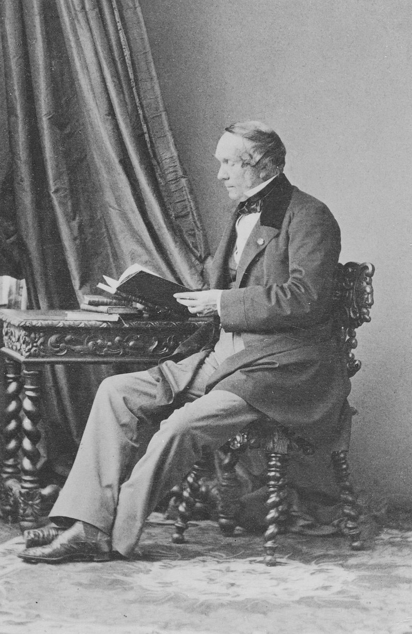 Porträt von Baron Jean-Baptiste-Louis Gros von Andre Adolphe Eugene Disderi