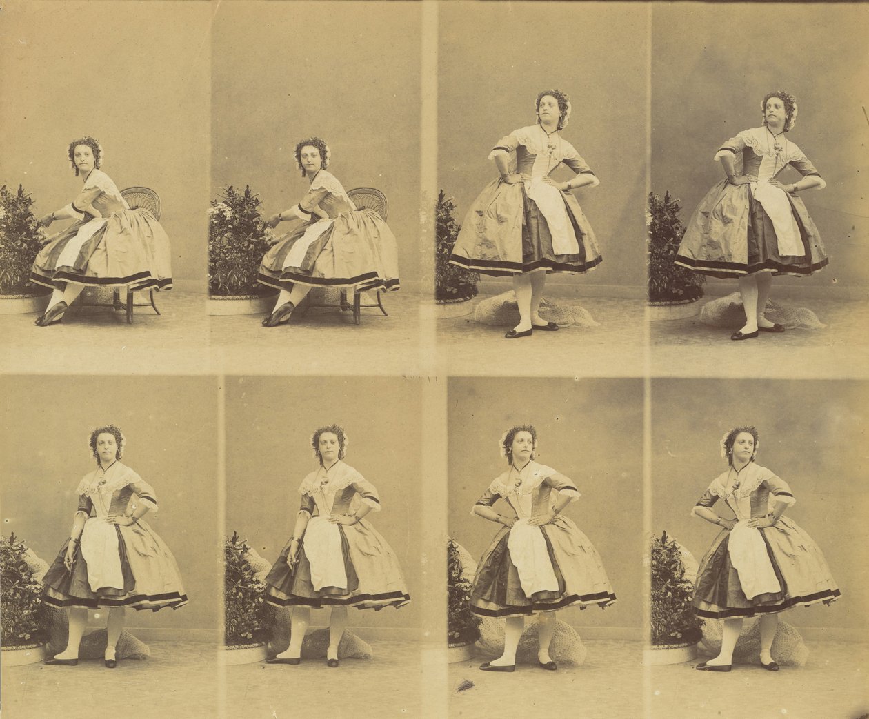An Mlle Schlusser, Mai-August 1861 von Andre Adolphe Eugene Disderi