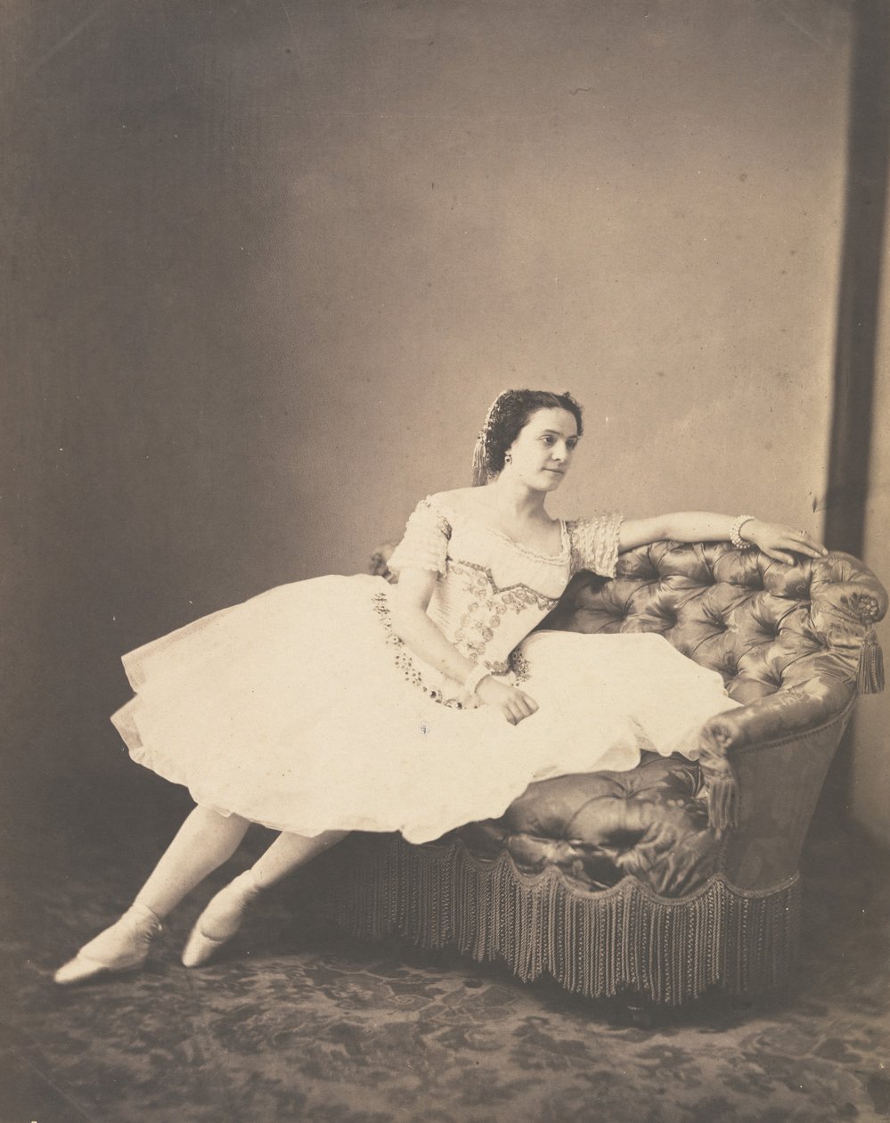 Caroline Rosati, ca. 1860 von Andre Adolphe Eugene Disderi