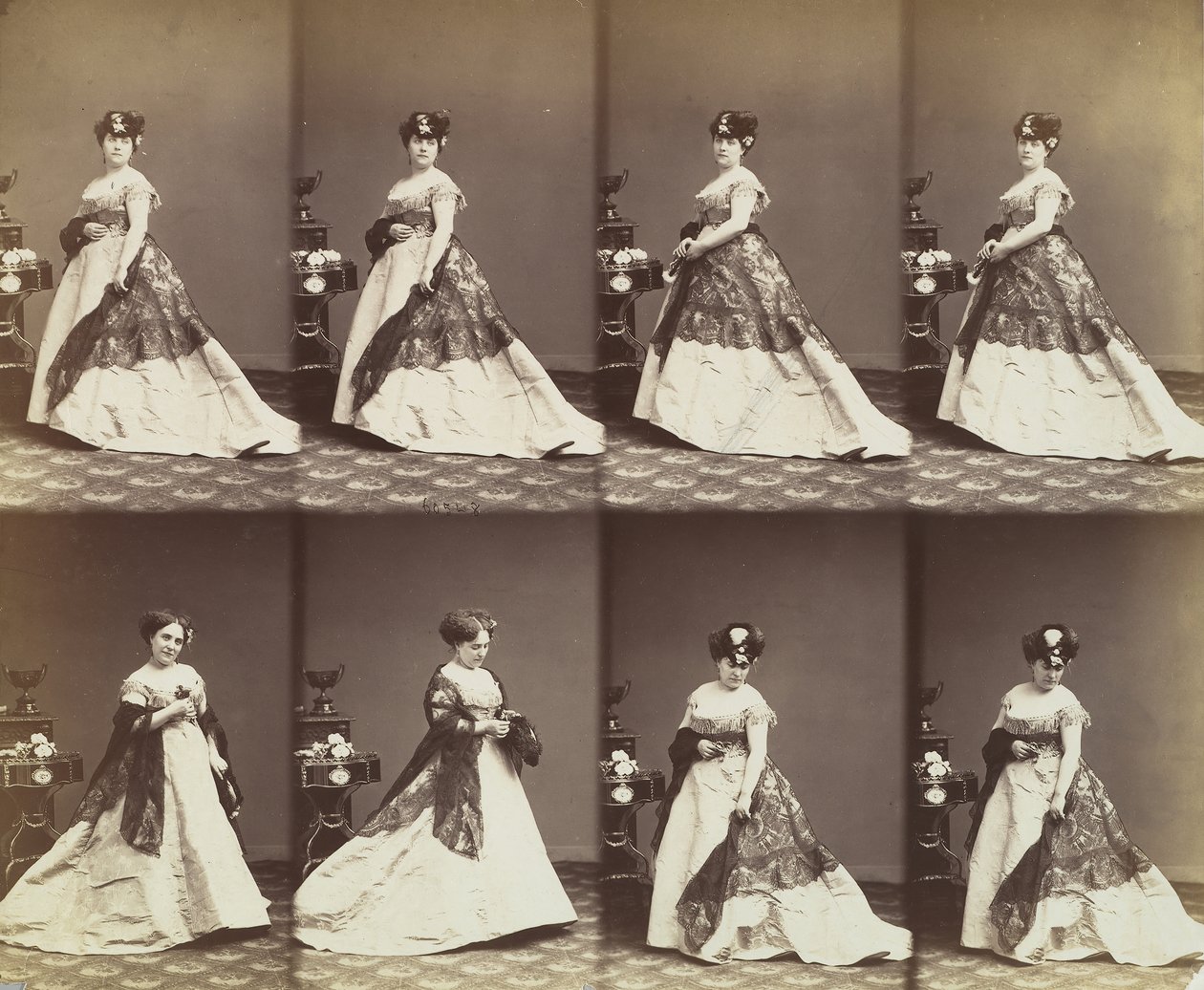 Louise Abigdon, 1866 von Andre Adolphe Eugene Disderi
