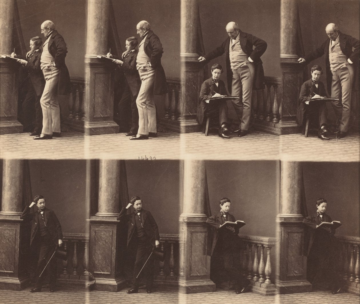 Monsieur Jadin und Sohn von Andre Adolphe Eugene Disderi