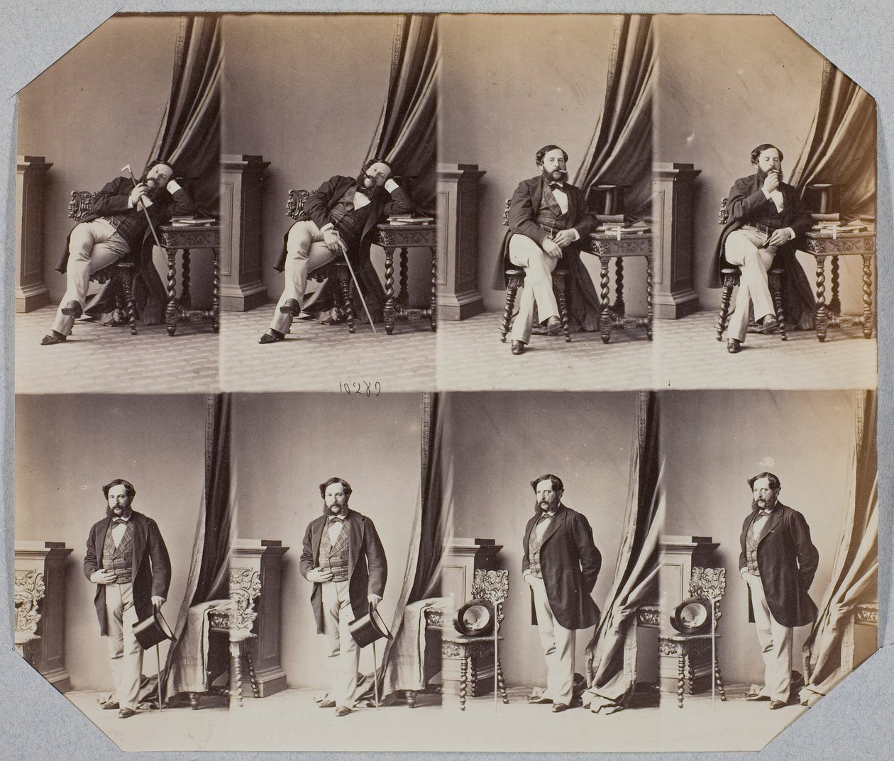 Napoléon Coste, 1859 von Andre Adolphe Eugene Disderi