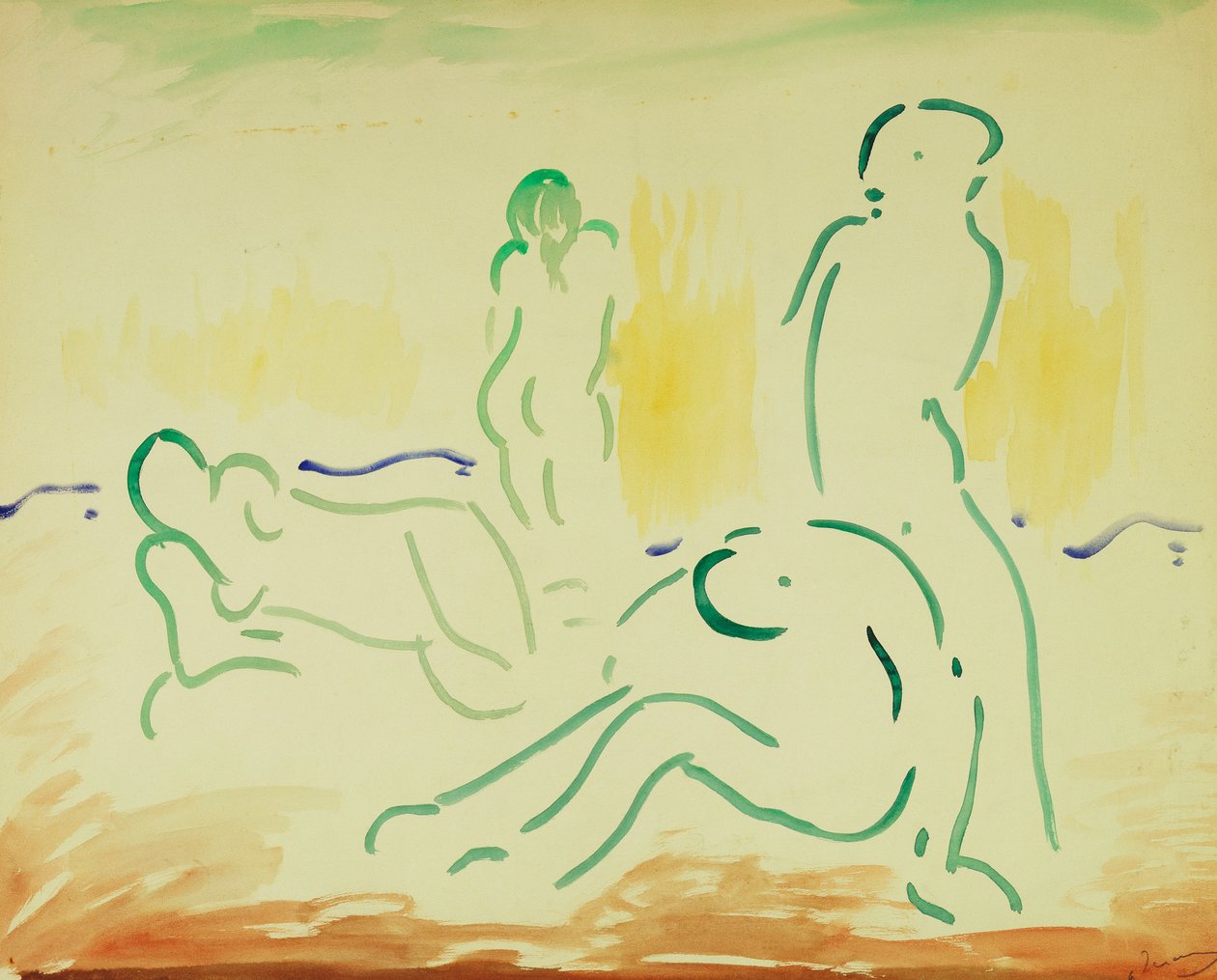 Badende von Andre Derain