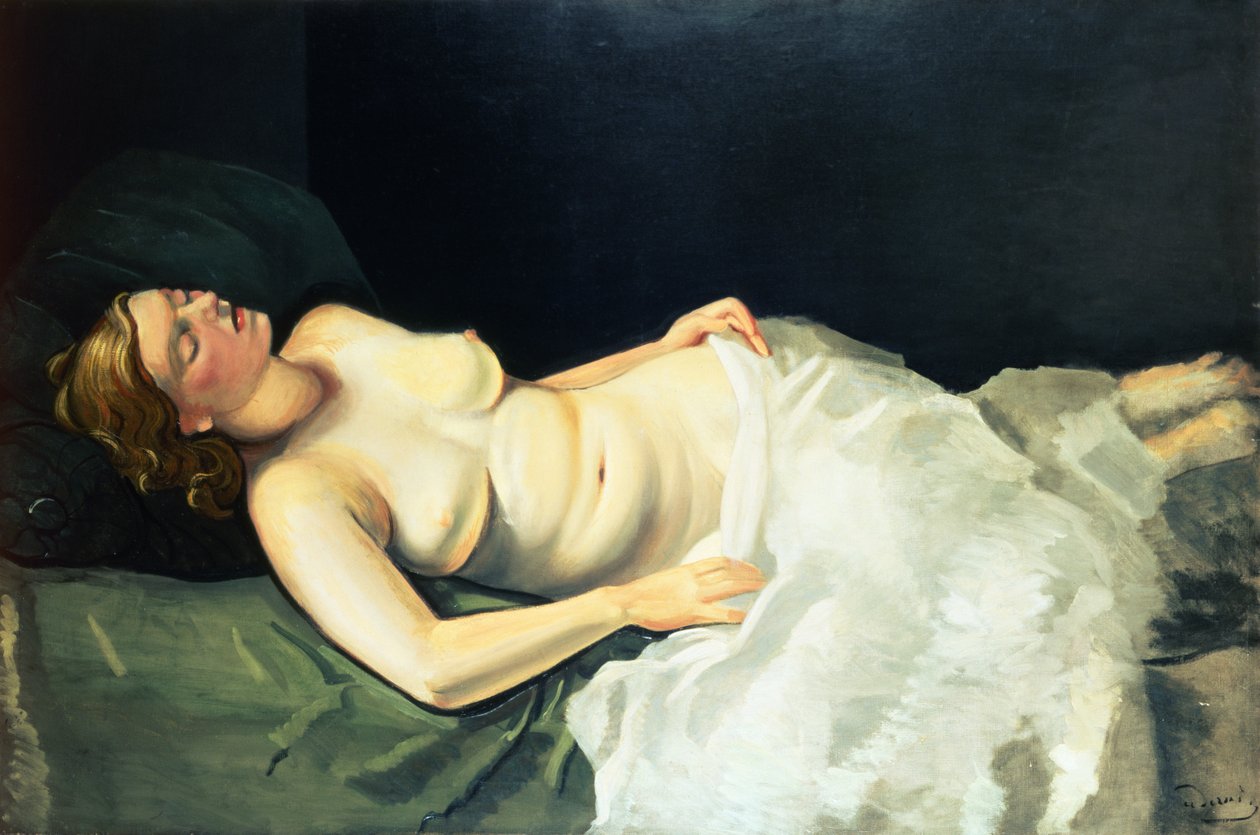 Blonde Akt Schlafend von Andre Derain