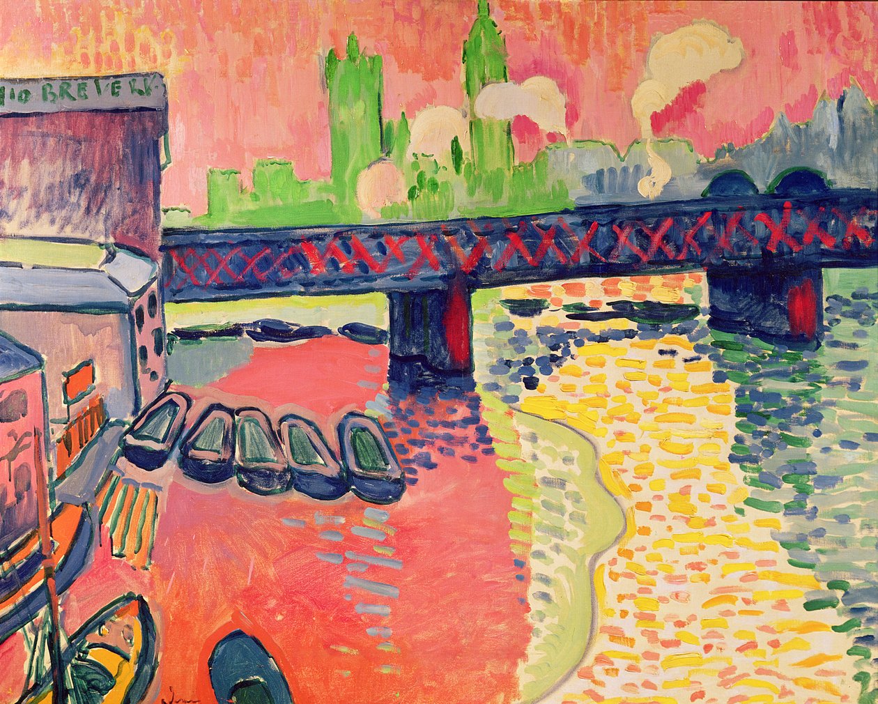 Charing Cross Bridge, London von Andre Derain
