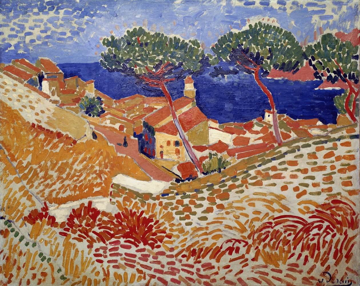 Collioure, das Dorf und das Meer von Andre Derain