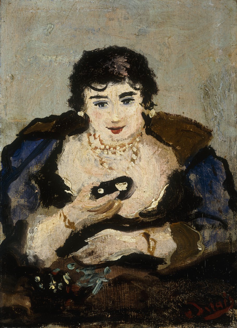 Frau im Theater von Andre Derain