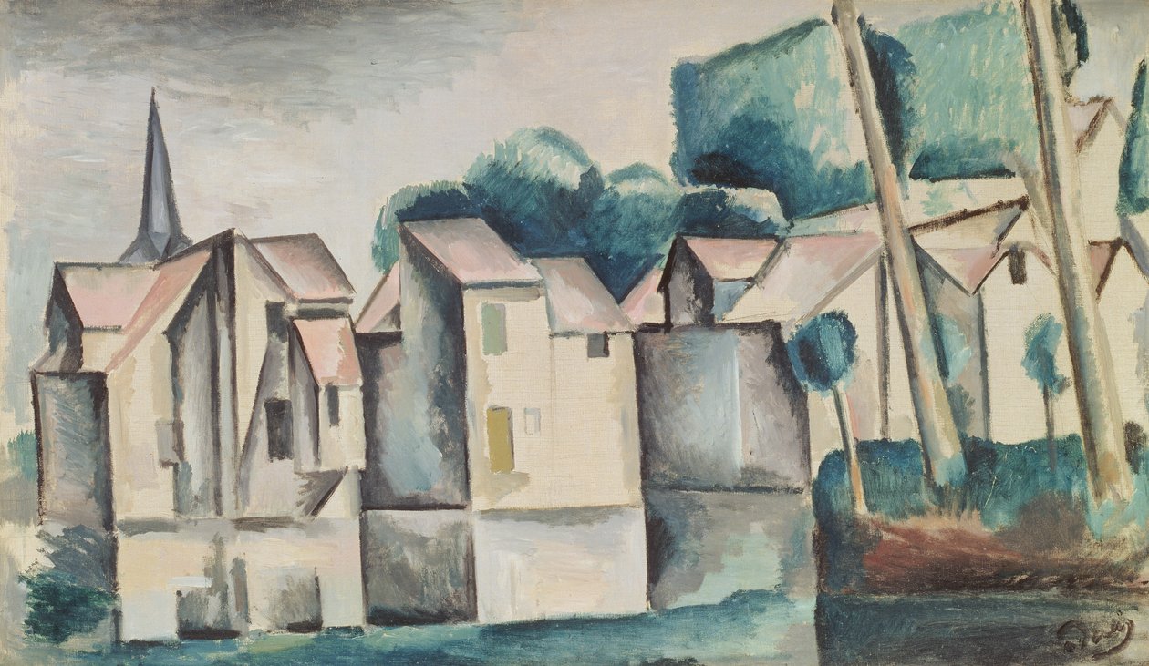 Häuser am Wasser von Andre Derain