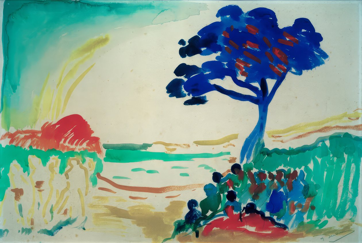 Der blaue Baum von Andre Derain