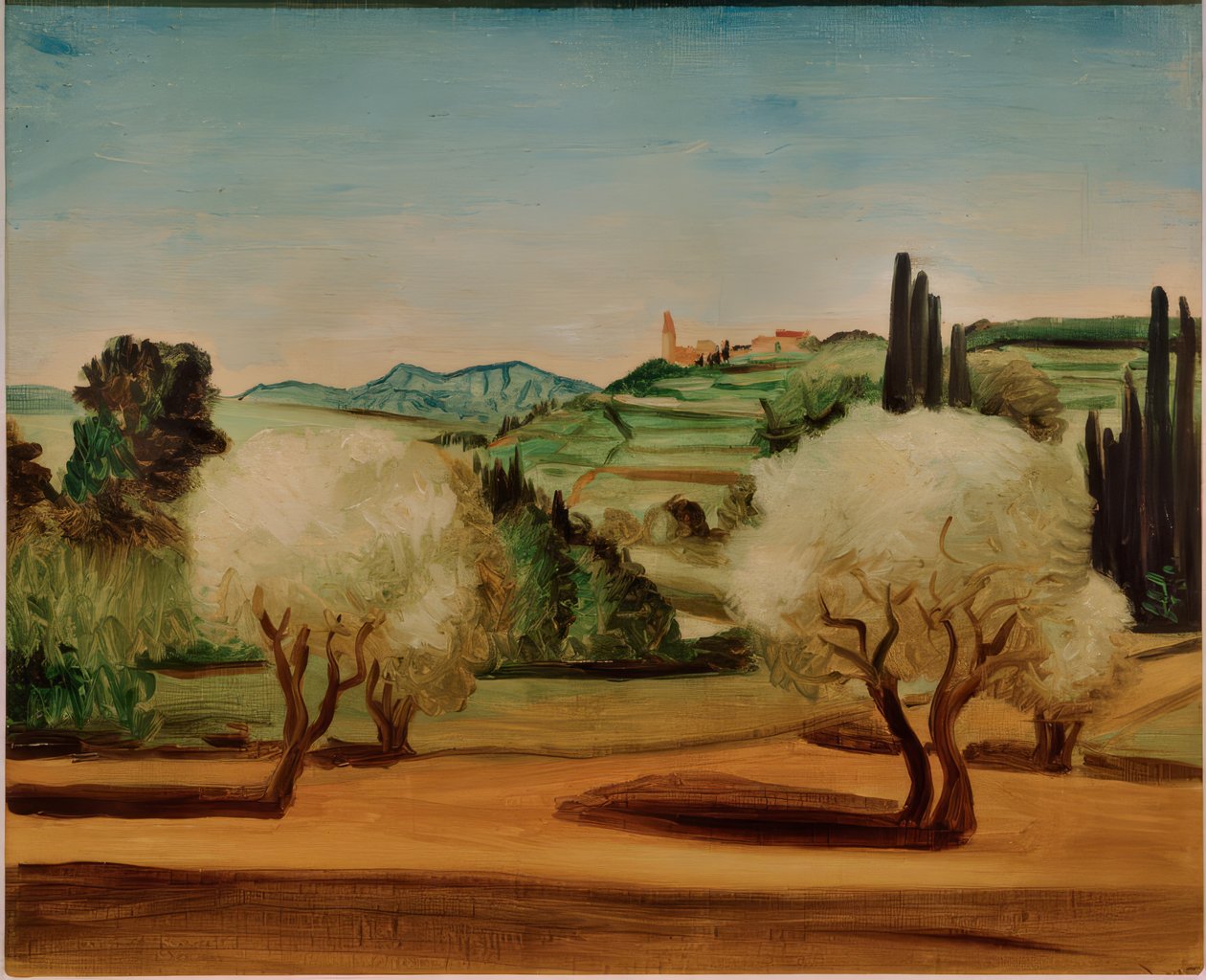 Landschaft mit Olivenbäumen von Andre Derain