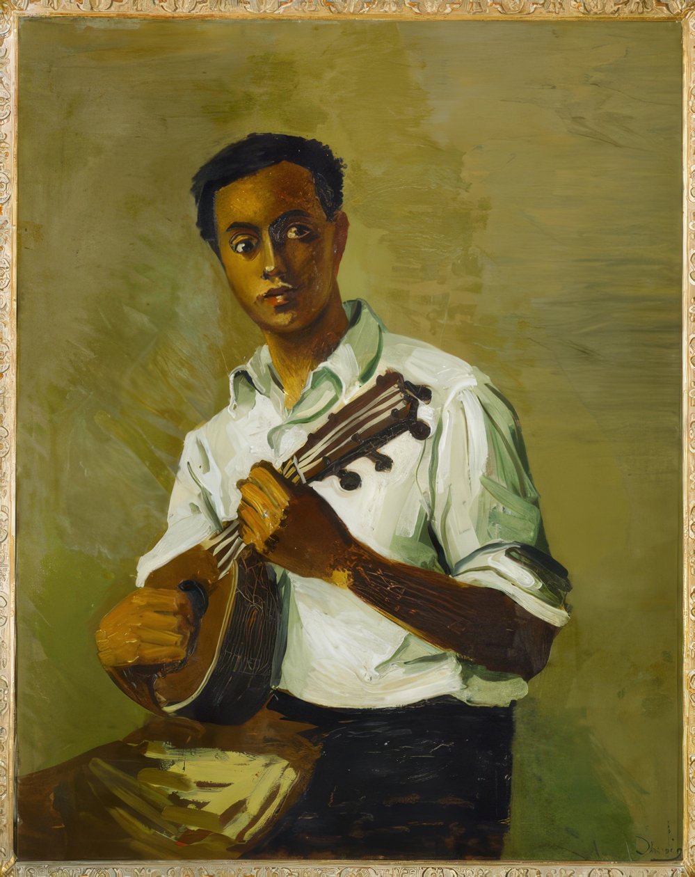 Der Schwarze mit der Mandoline von Andre Derain