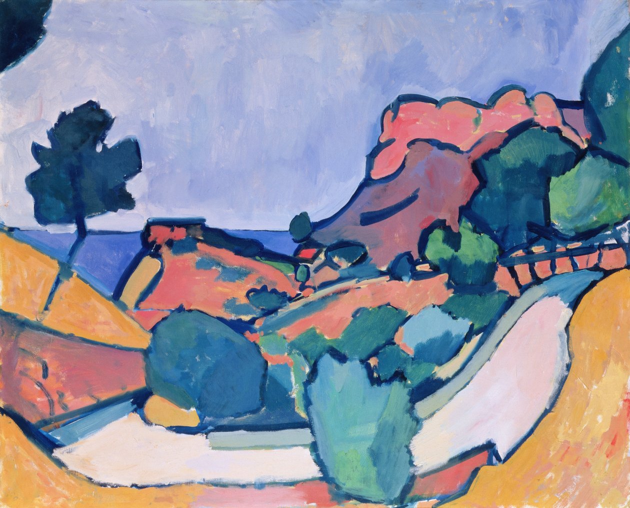 Bergstraße von Andre Derain
