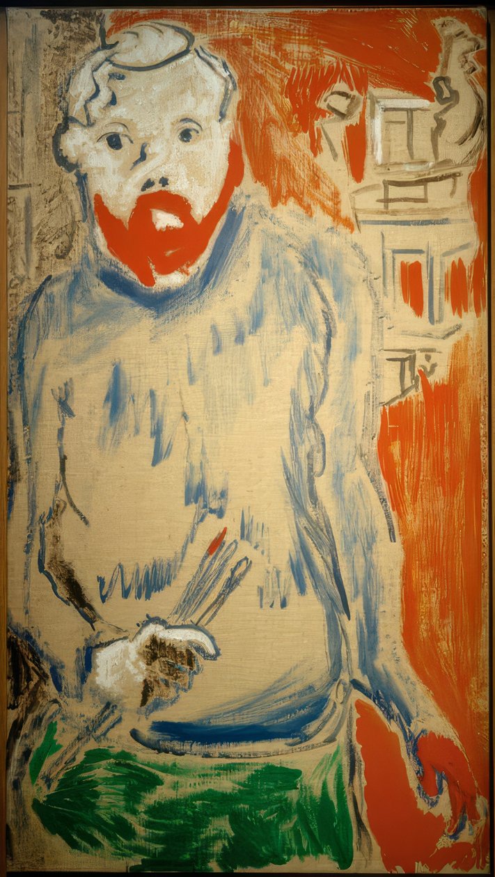 Porträt von Henri Matisse (Matisse im Atelier) von Andre Derain