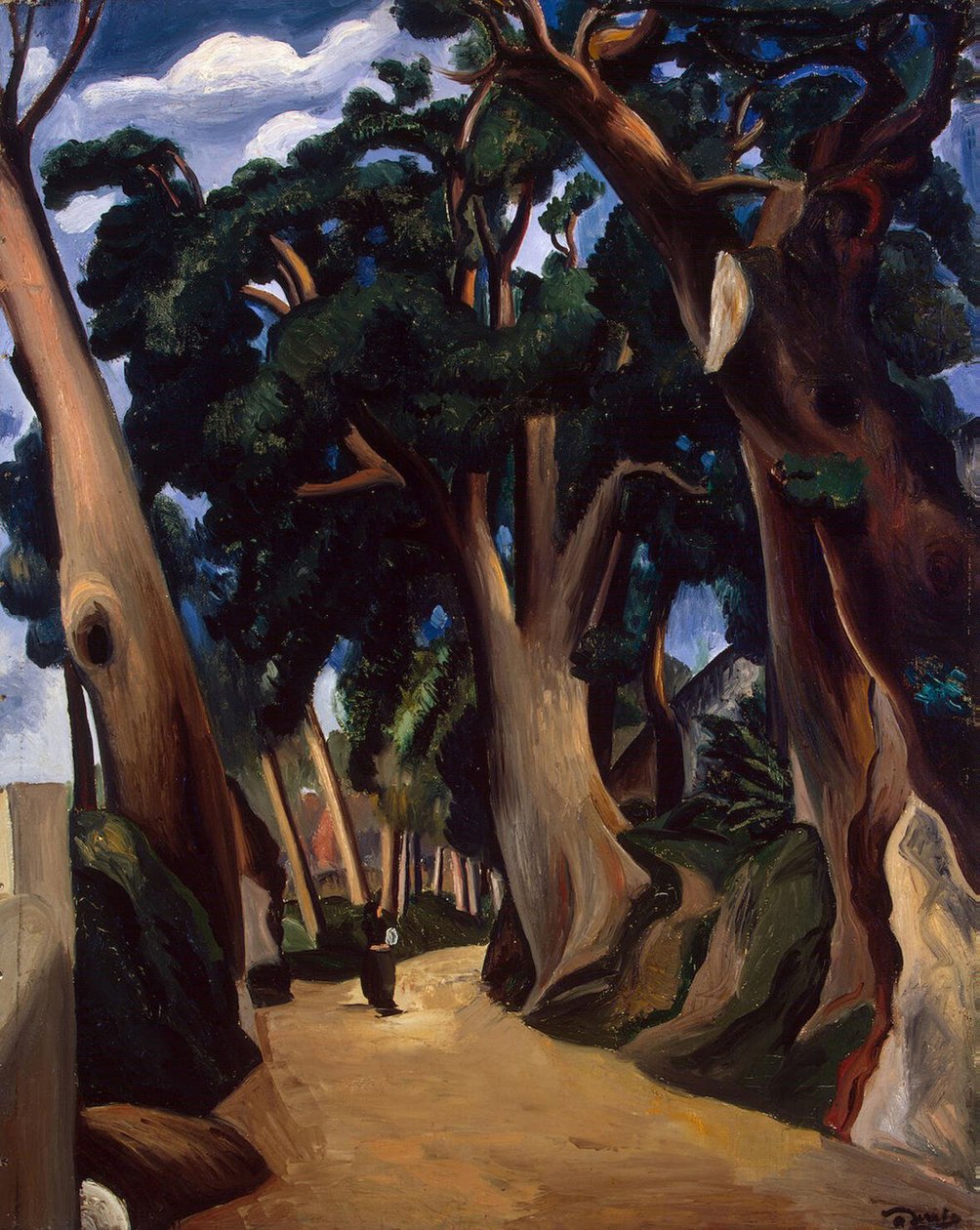 Straße nach Castel Gandolfo von Andre Derain