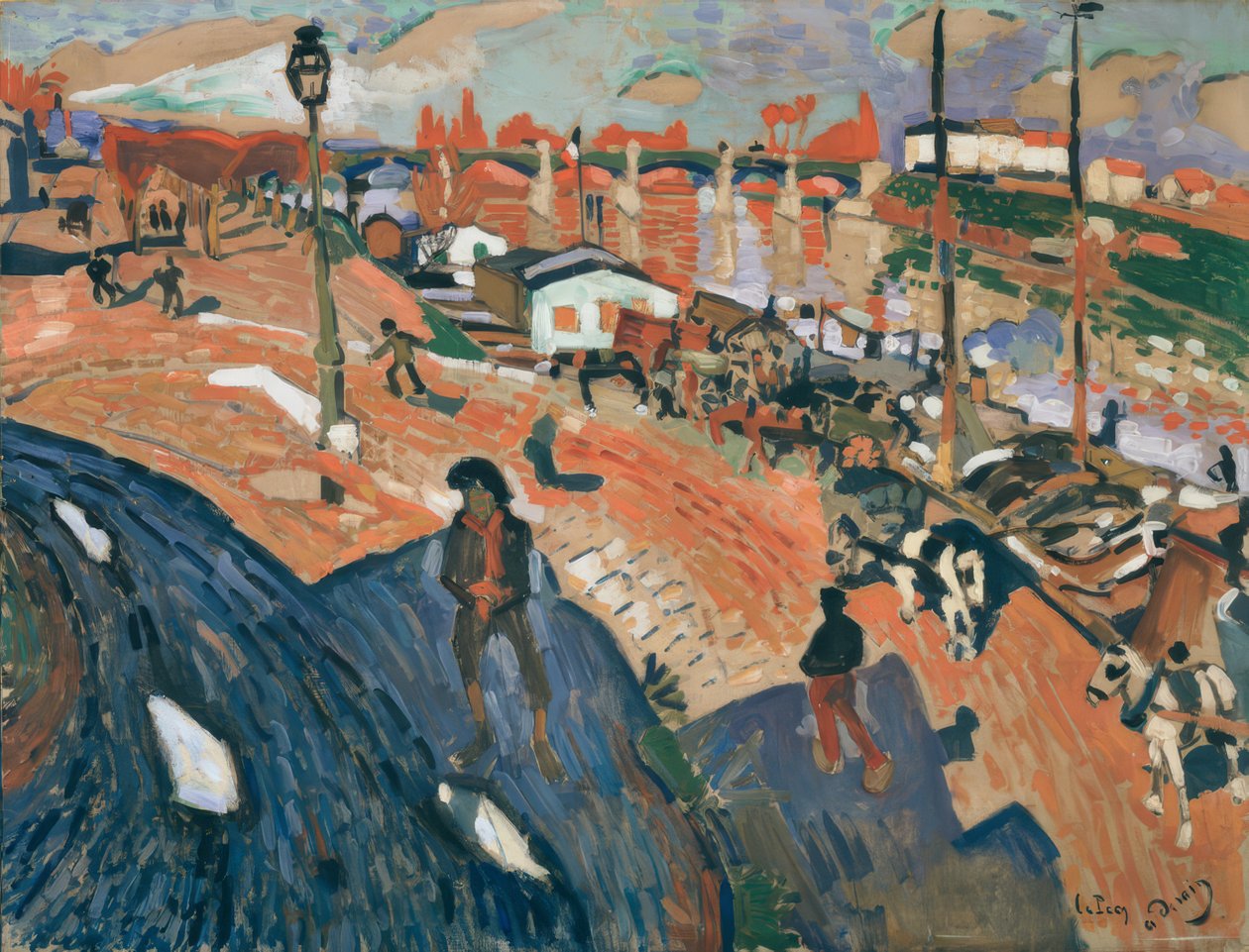 Die Brücke bei Le Pecq von Andre Derain