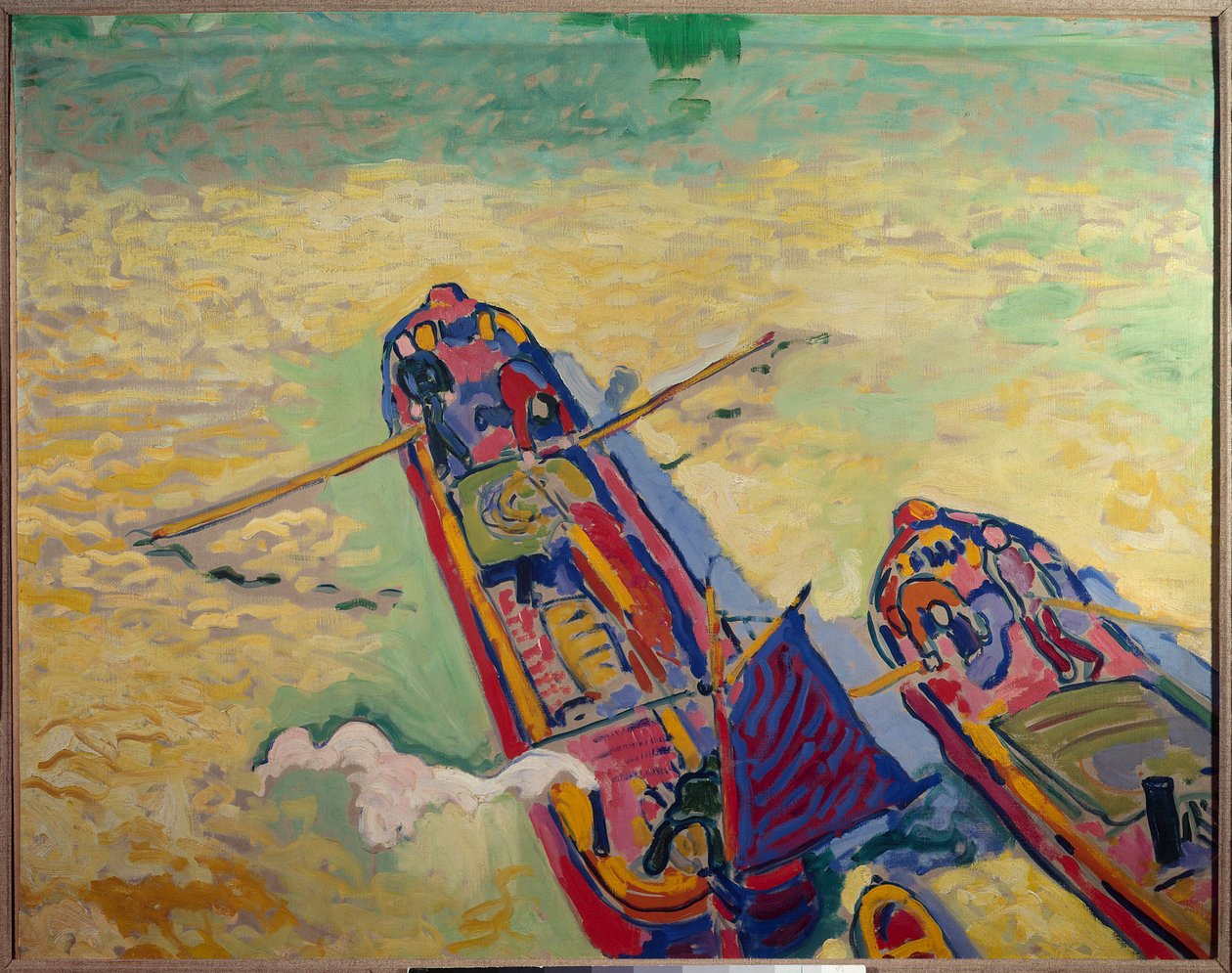 Die zwei Lastkähne von Andre Derain
