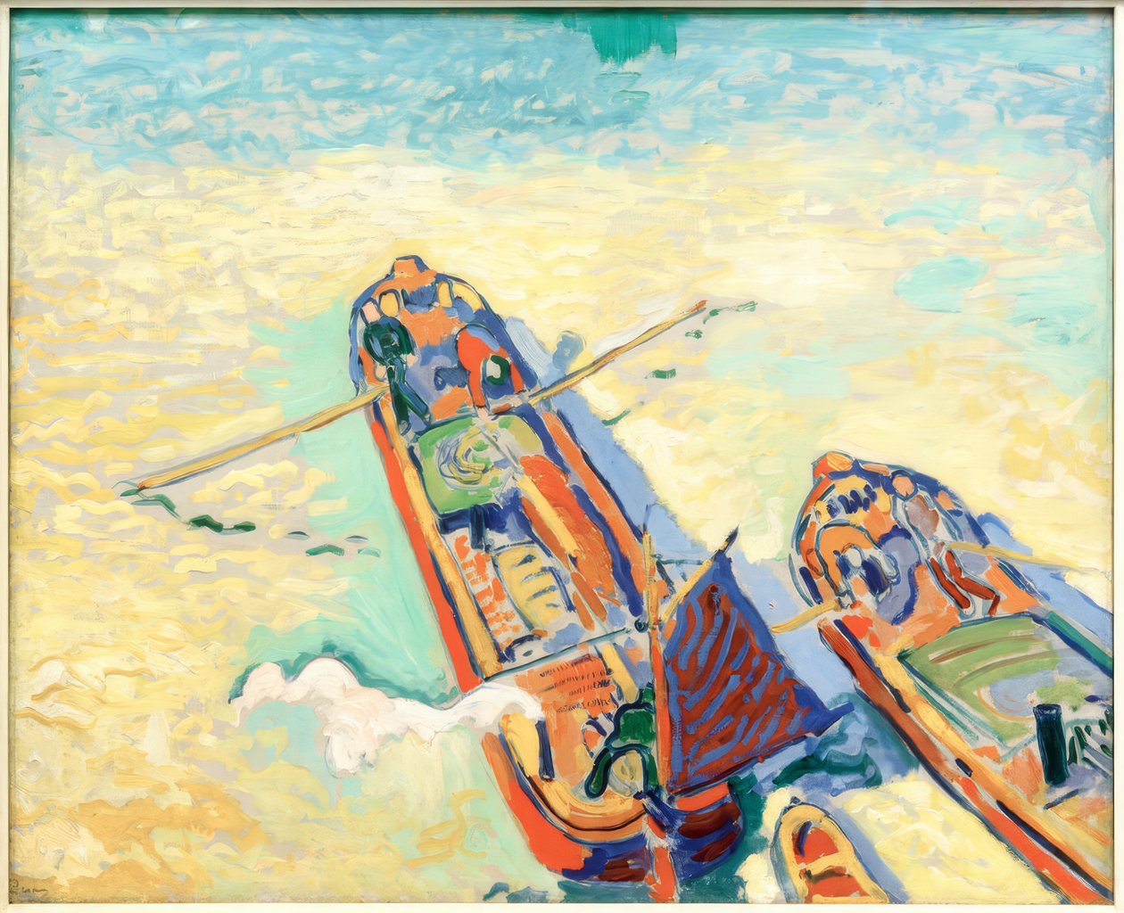 Die zwei Lastkähne von Andre Derain