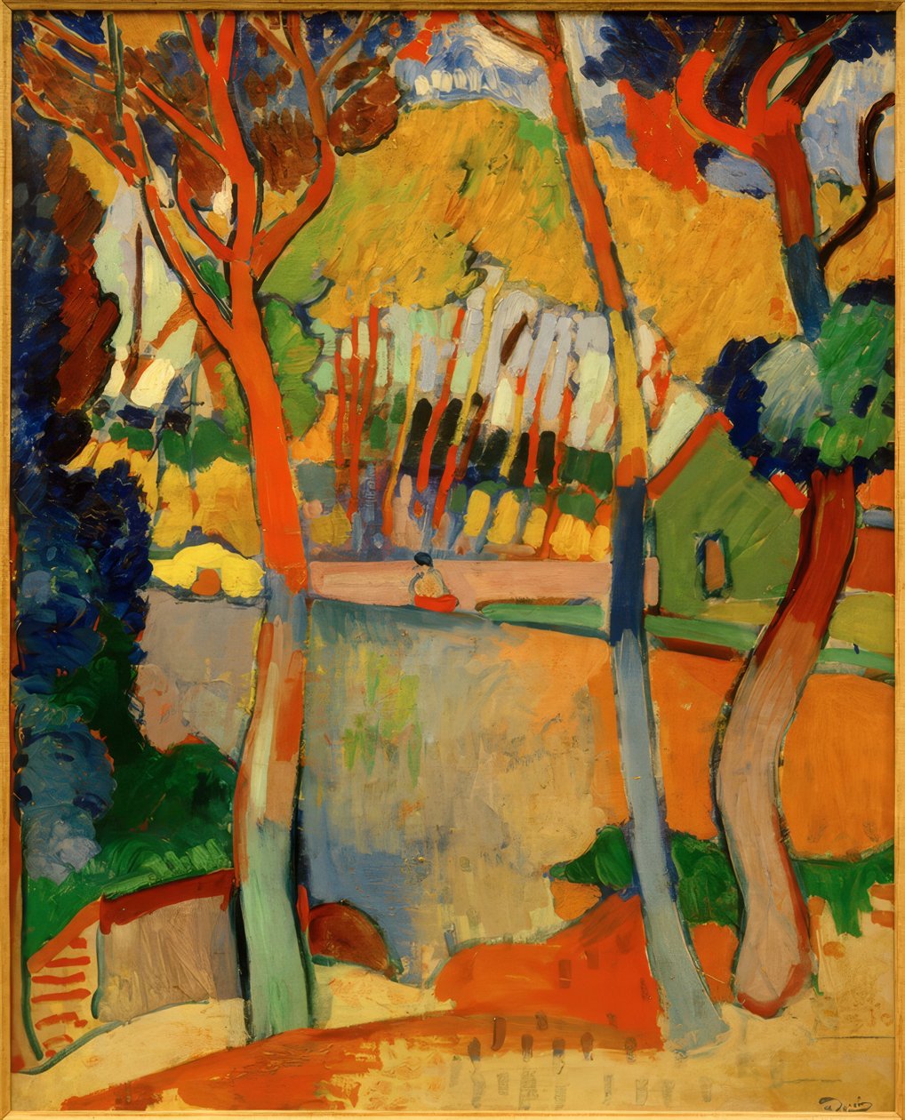 Drei Bäume, L’Estaque von Andre Derain