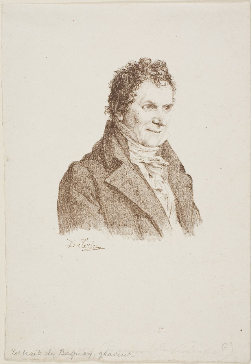 Porträt des Graveurs Baquoy von Andre Dutertre