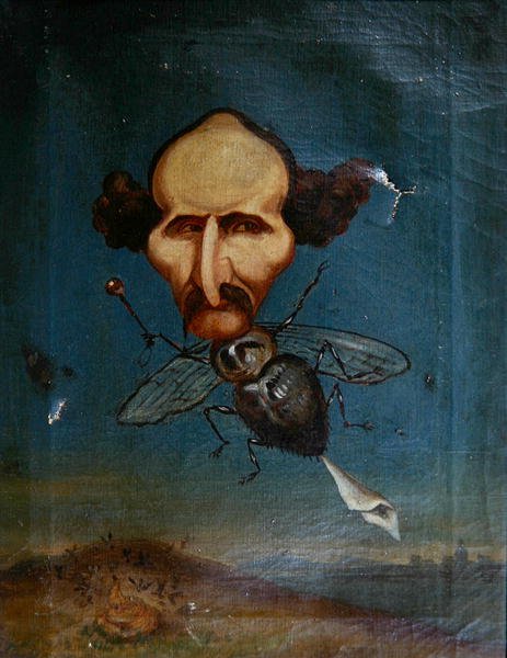Pierre-Marie Pietri, ca. 1870 von Andre Gill