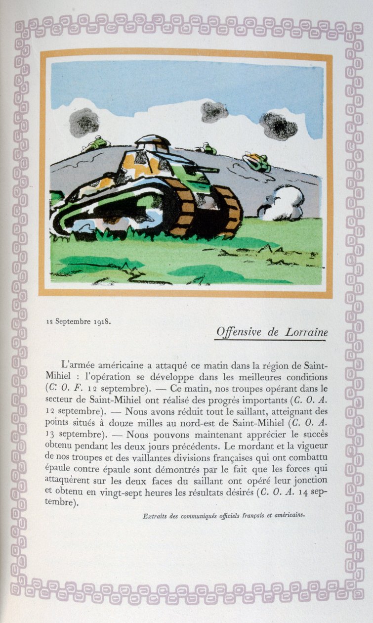 Lothringen-Offensive, 12. September 1918, 1919 von Andre Helle