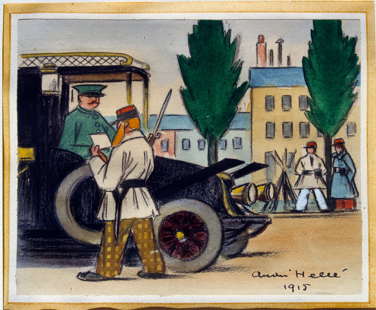 Pariser Taxis von Andre Helle