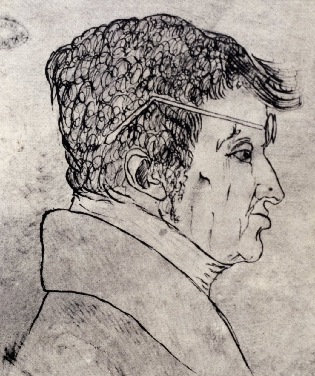 Selbstporträt von Andre-Marie Ampere von Andre Marie Ampere