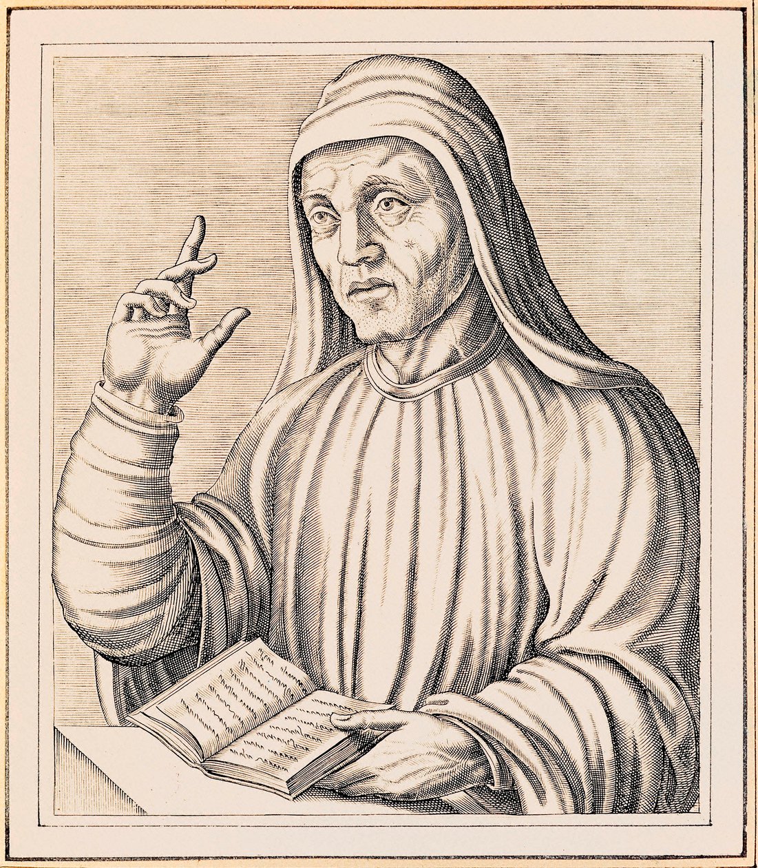 Porträt von Alkuin von Andre Thevet