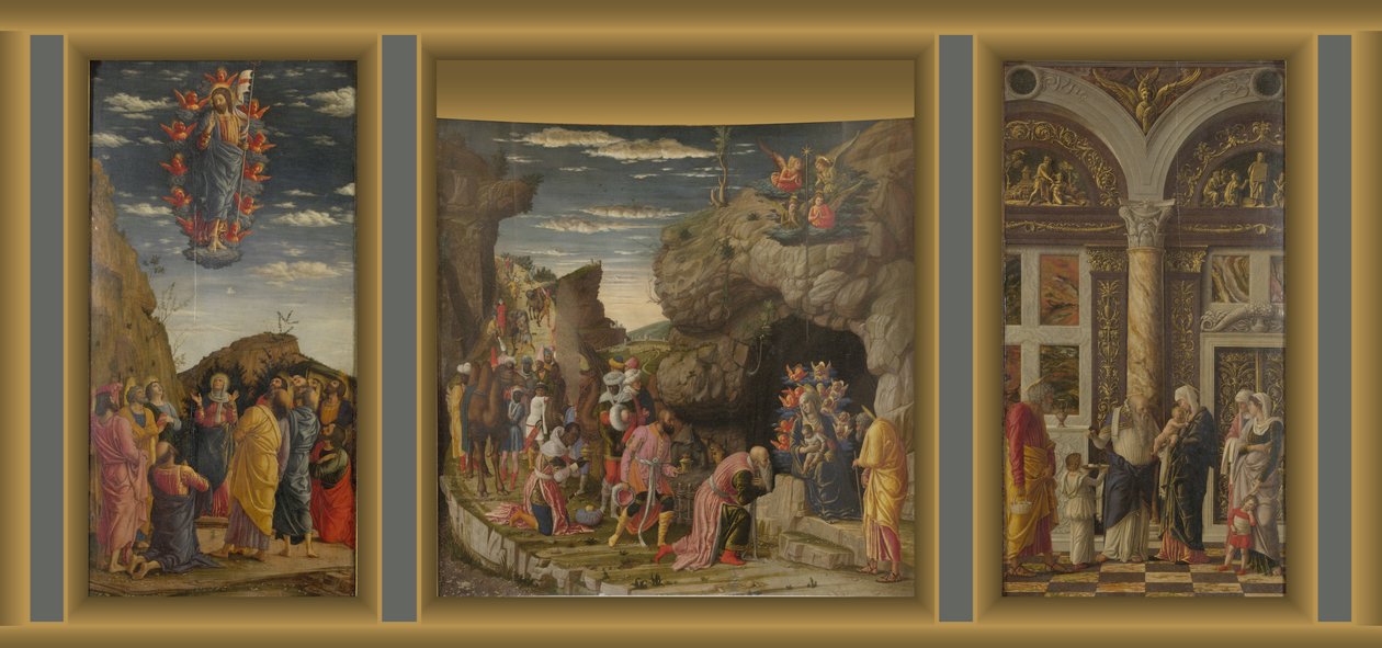 Triptychon von Andrea Mantegna