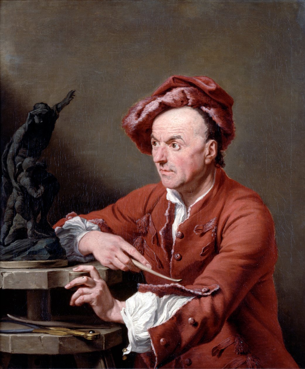 Louis François Roubiliac von Andrea Soldi