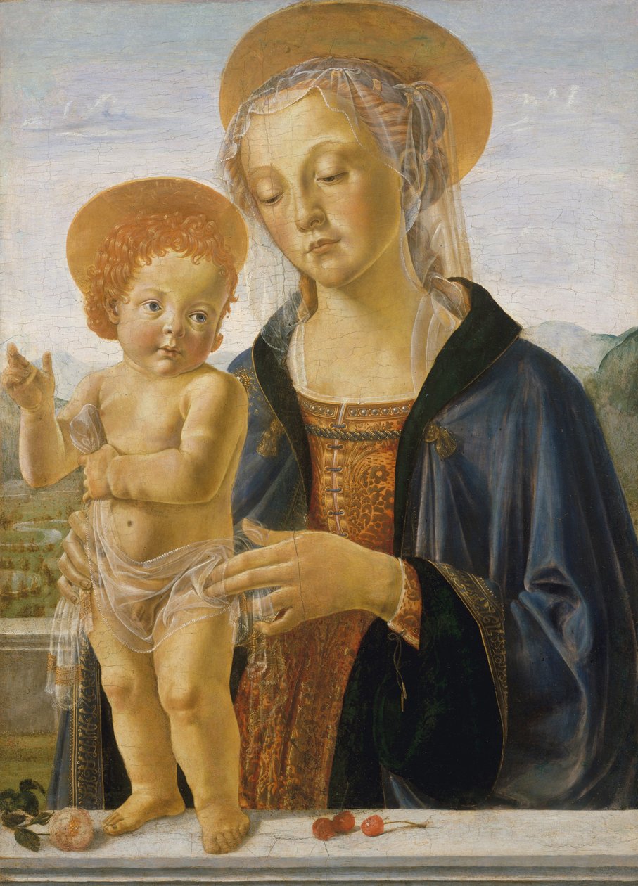 Madonna mit Kind, ca. 1470 von Andrea del Verrocchio