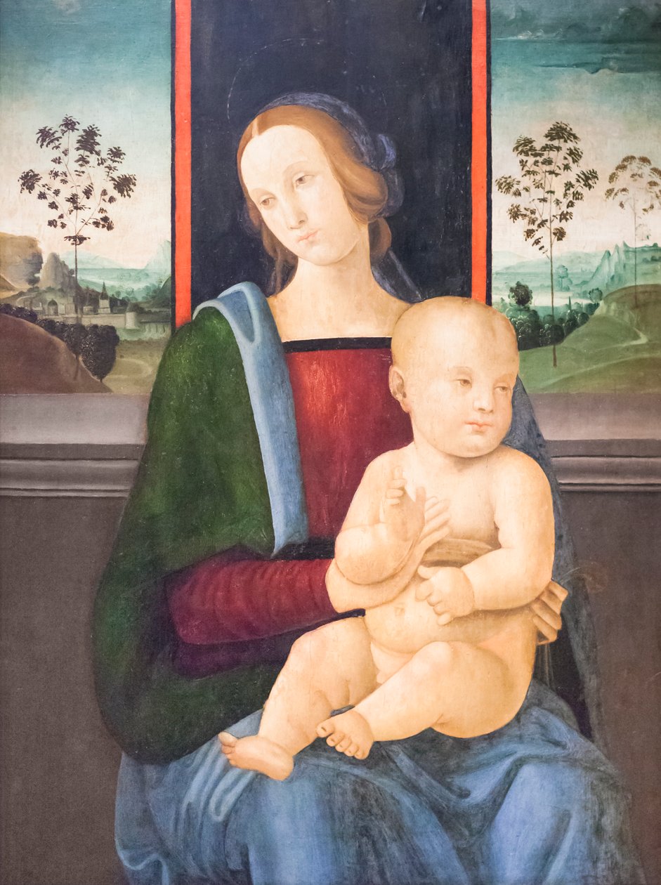 Madonna mit Kind von Andrea Ingegnio