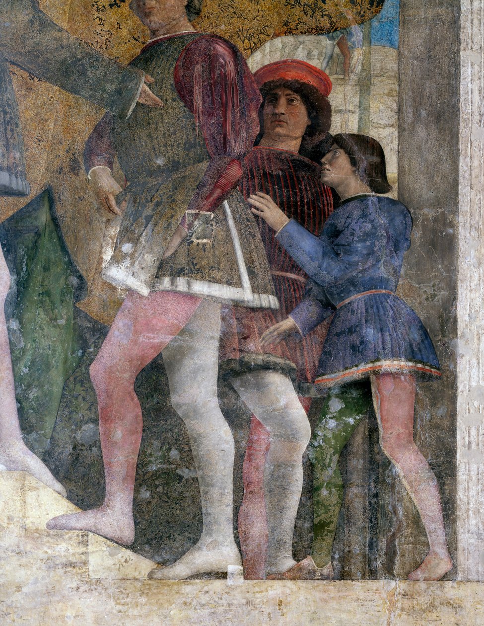 Höflinge (Detail) von Andrea Mantegna