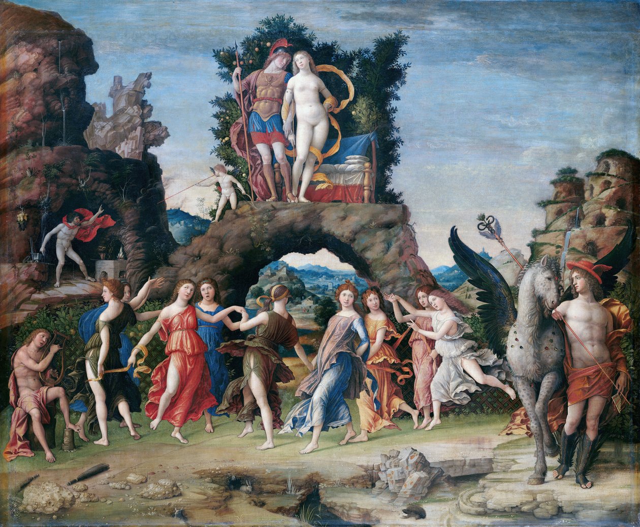 Der Parnaß von Andrea Mantegna