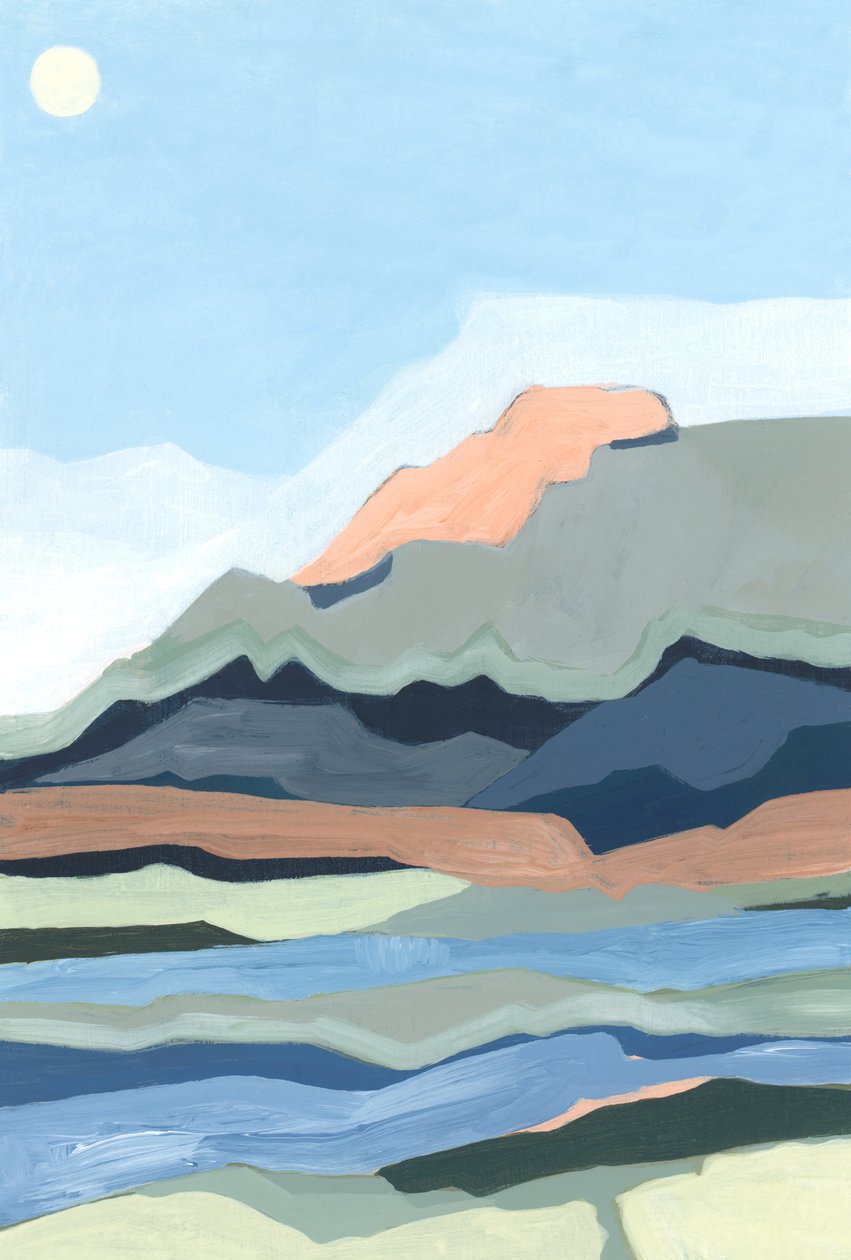 Berglandschaft, 2023 von Andrea Mejia