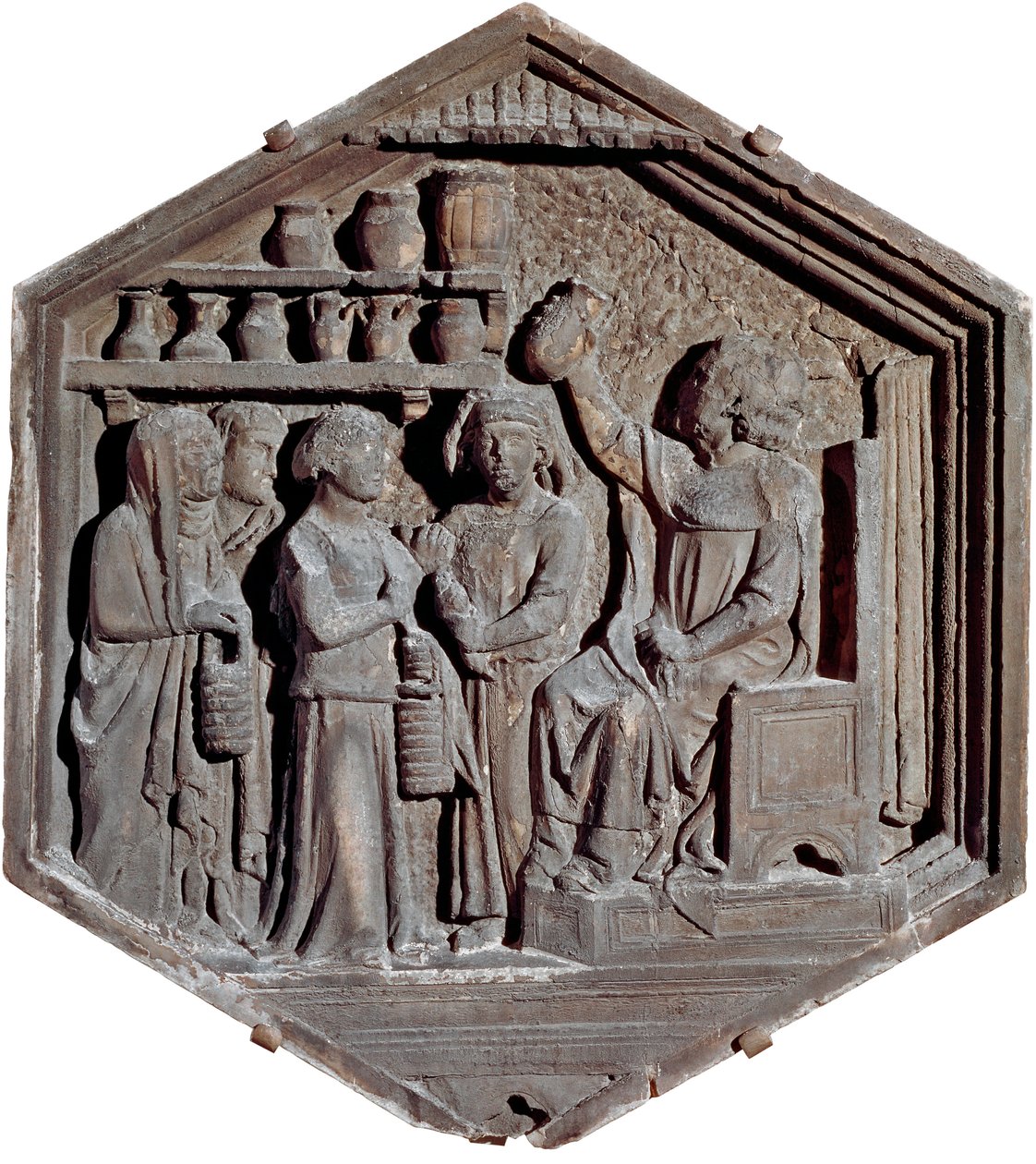 Allegorie der Medizin (Relief) von Andrea Pisano