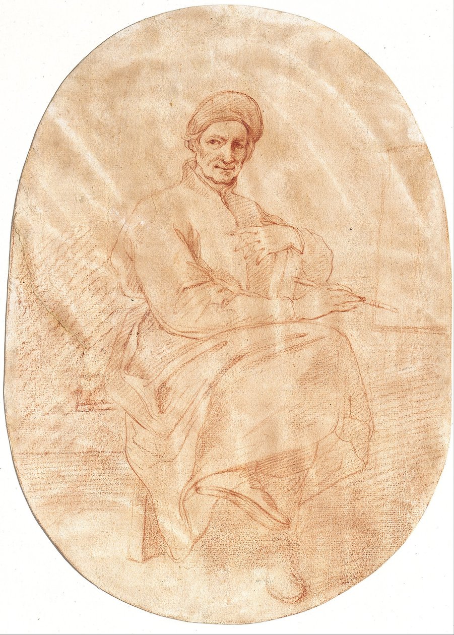 Selbstporträt von Andrea Pozzo