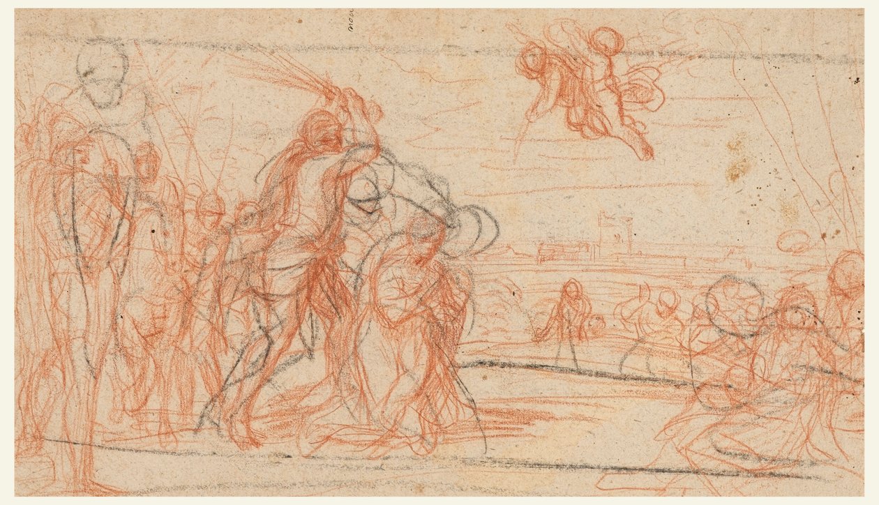 Martyrium eines Heiligen von Andrea Sacchi