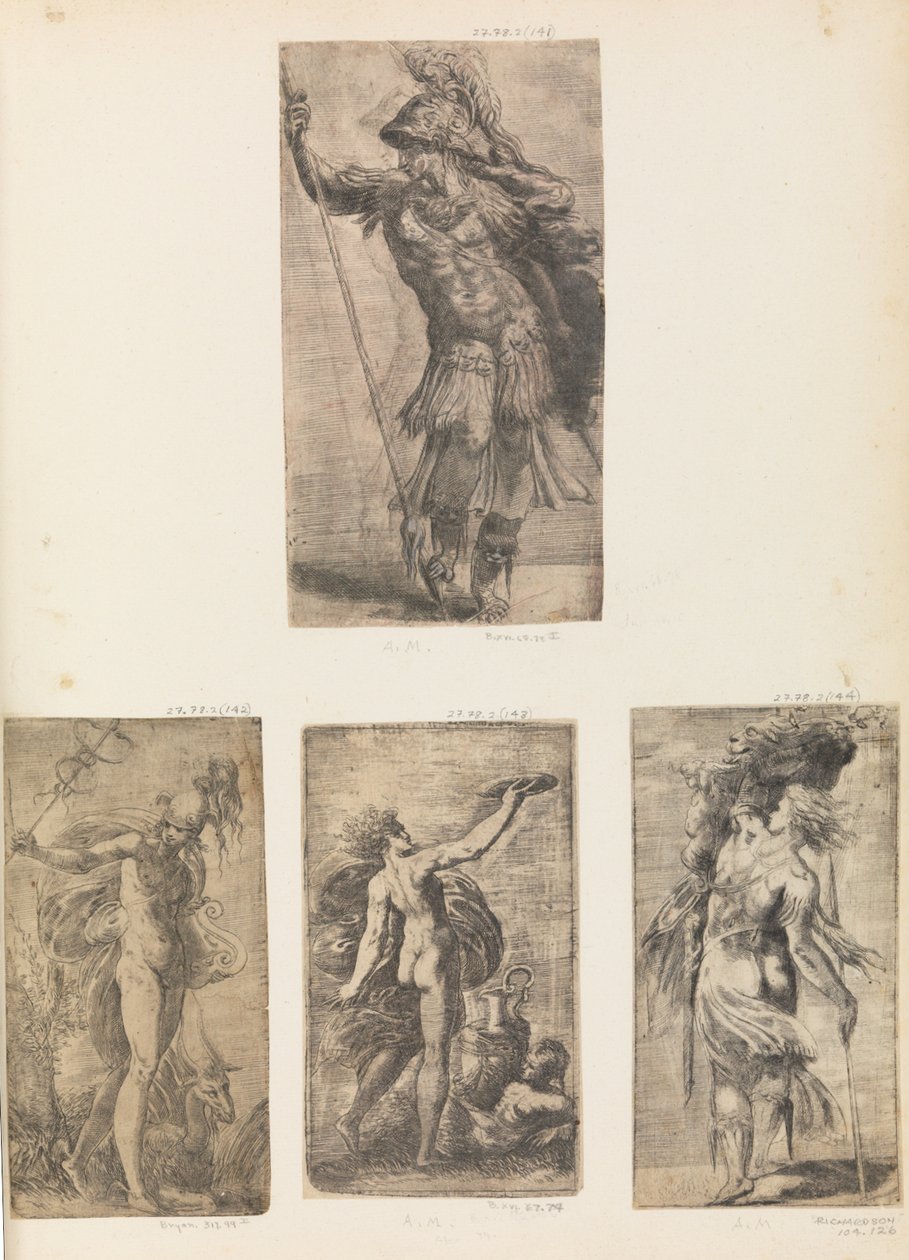 Mars, ca. 1546-1552 von Andrea Schiavone