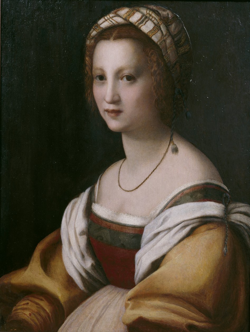 Porträt einer Frau von Andrea del Sarto