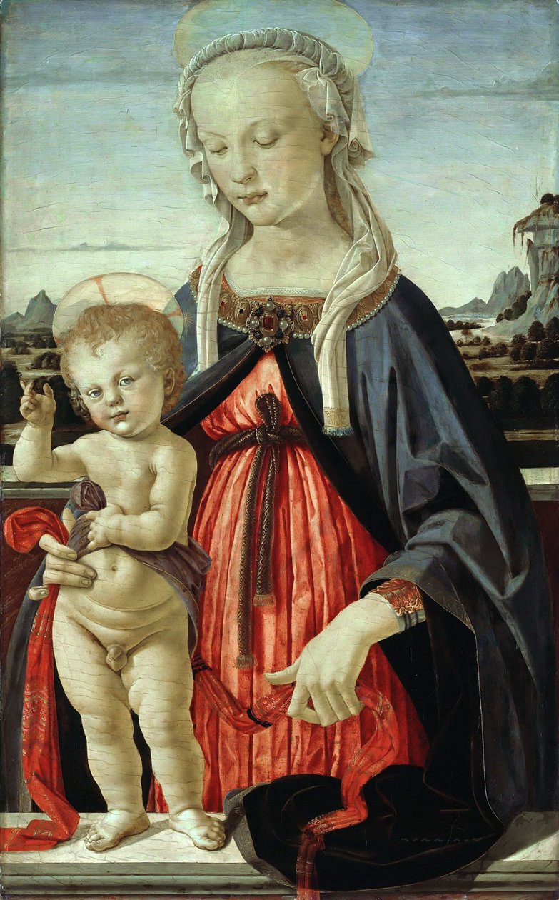 Madonna mit Kind von Andrea del Verrocchio