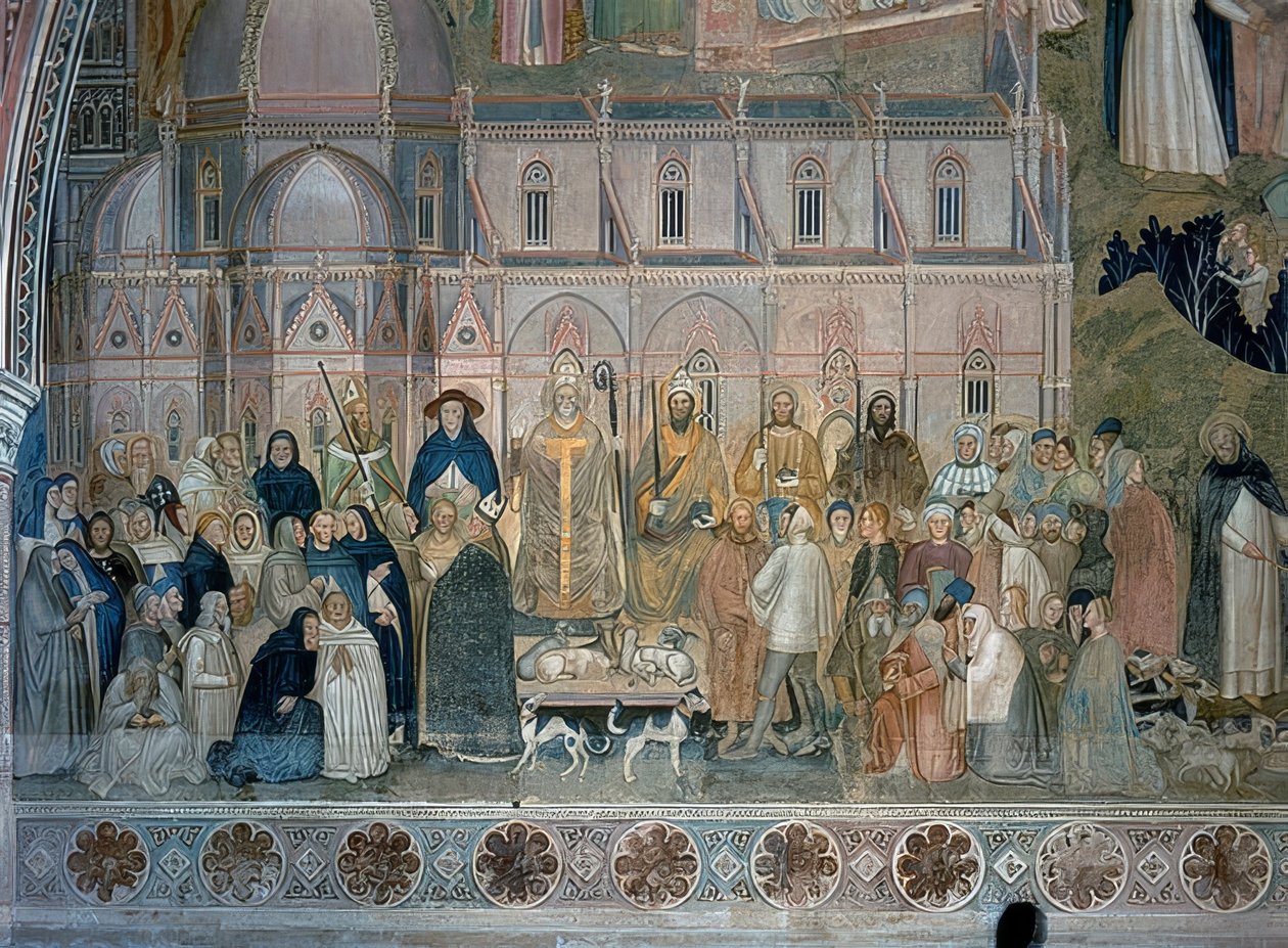 Triumph der Dominikanermönche von Andrea di Bonaiuto