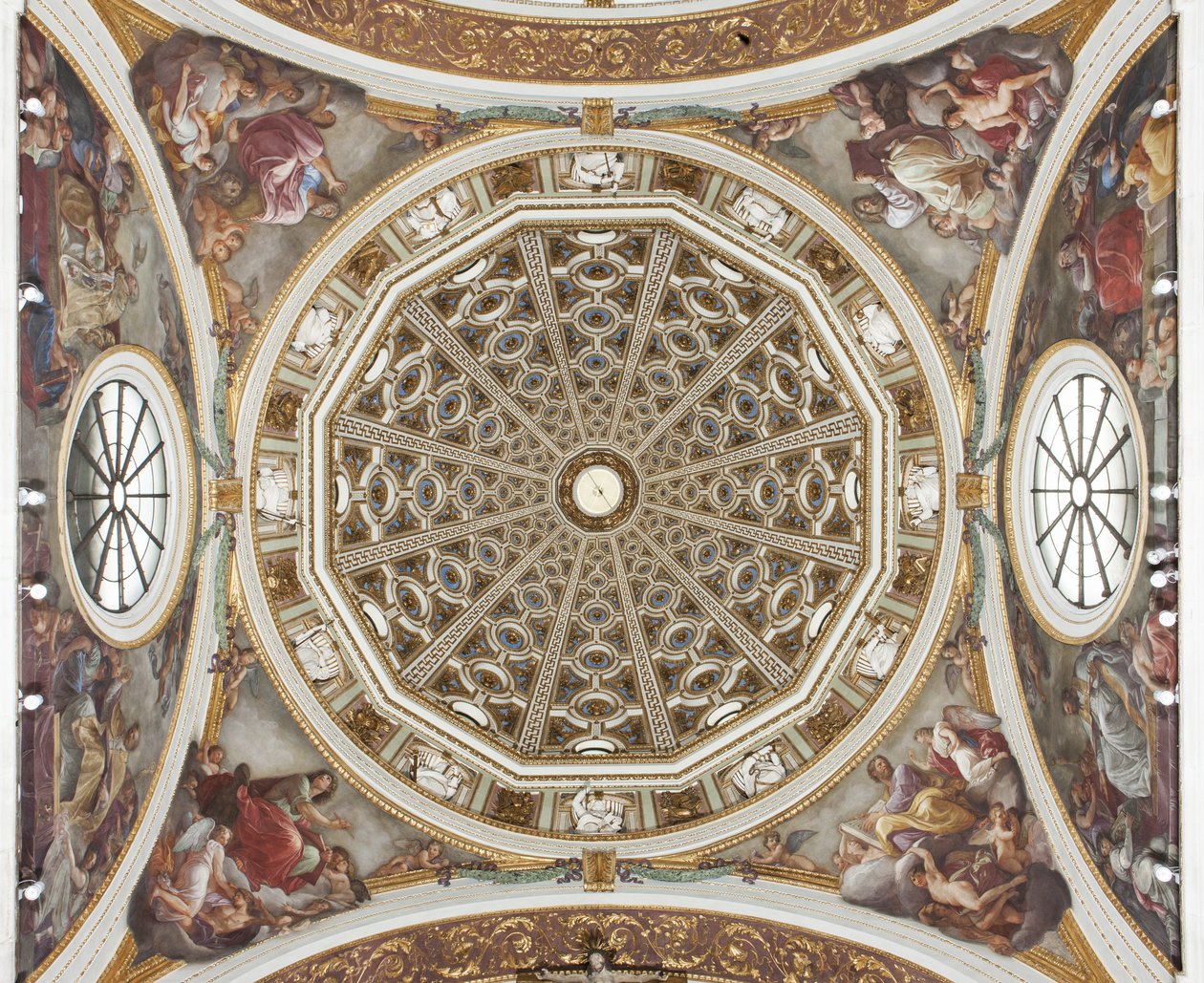 Kuppel mit Fresken von Andrea the Elder Appiani