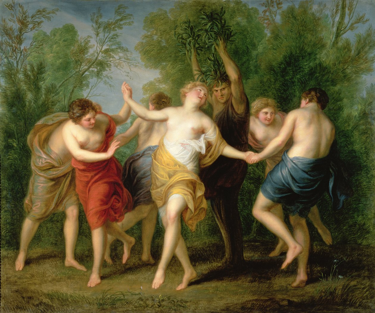 Die Verwandlung eines apulischen Mannes in einen Olivenbaum, ca. 1765 von Andreas or Andries Lens