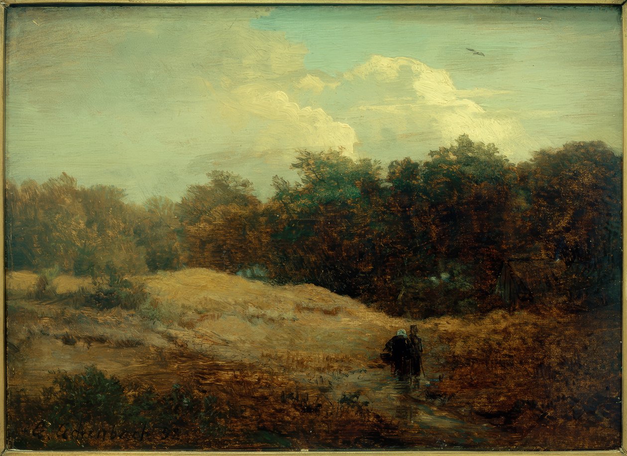 Waldessaum von Andreas Achenbach