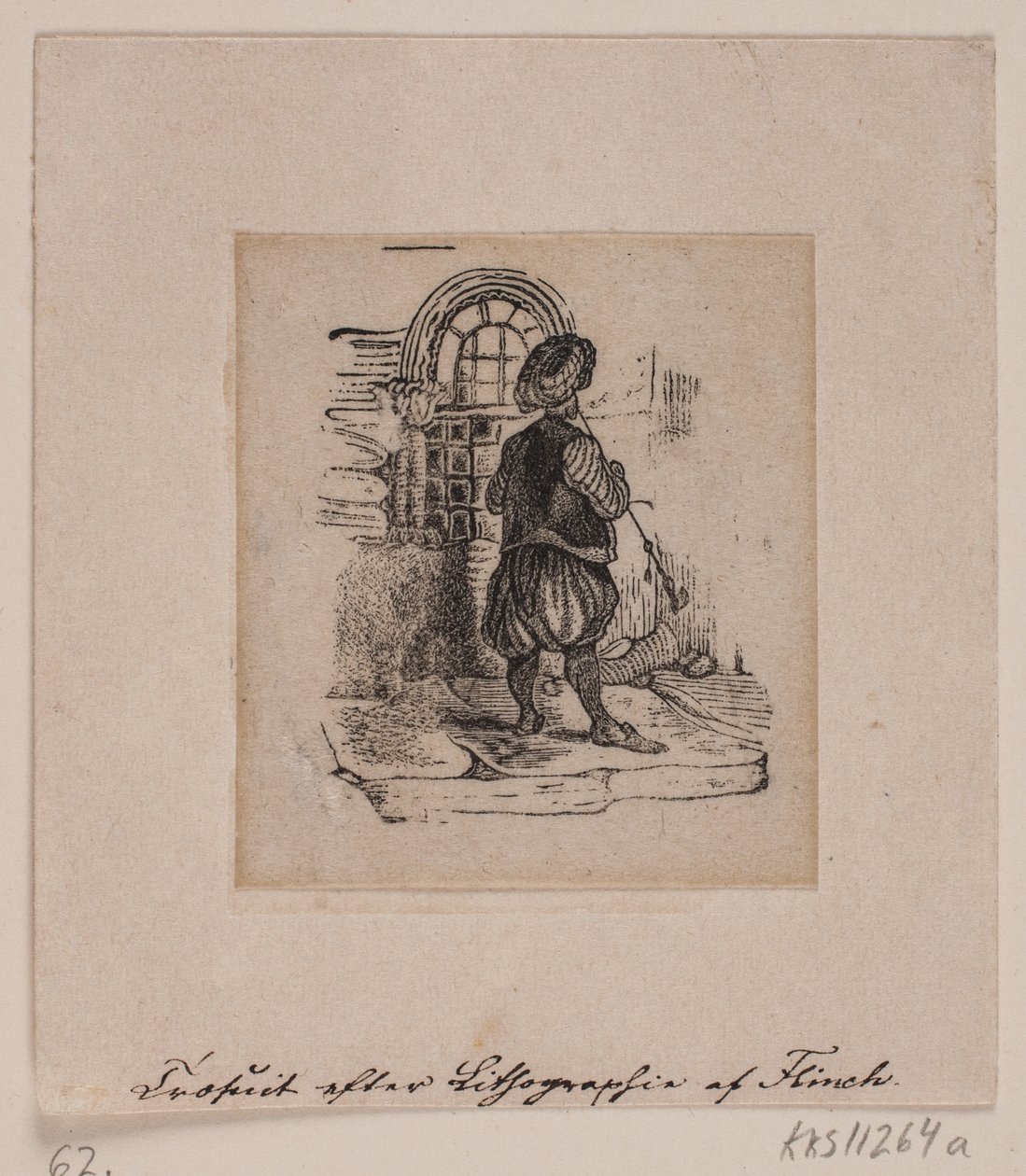 Ein Grieche (nach Lithographie) von Andreas Flinch