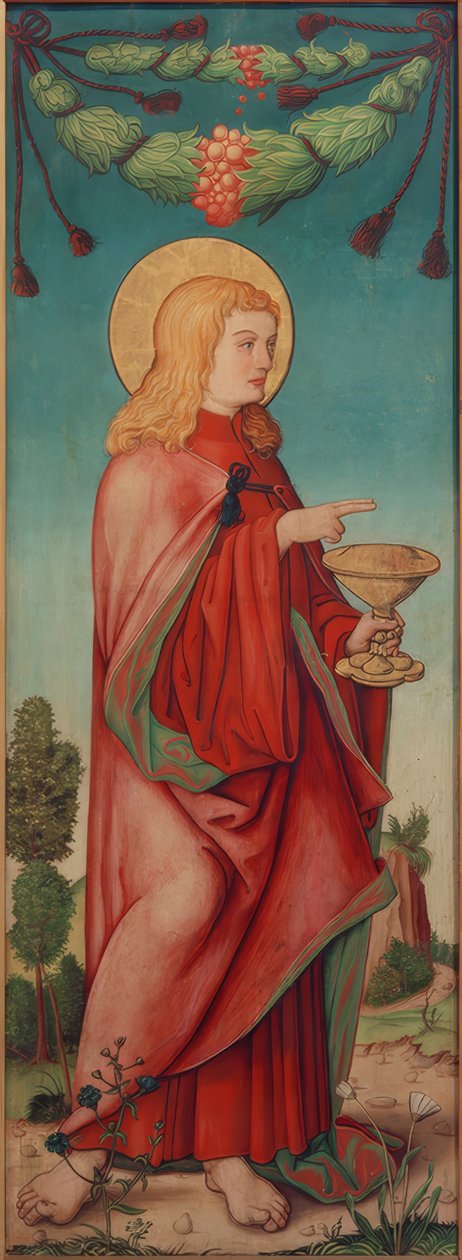 Der Evangelist Johannes von Andreas Haider