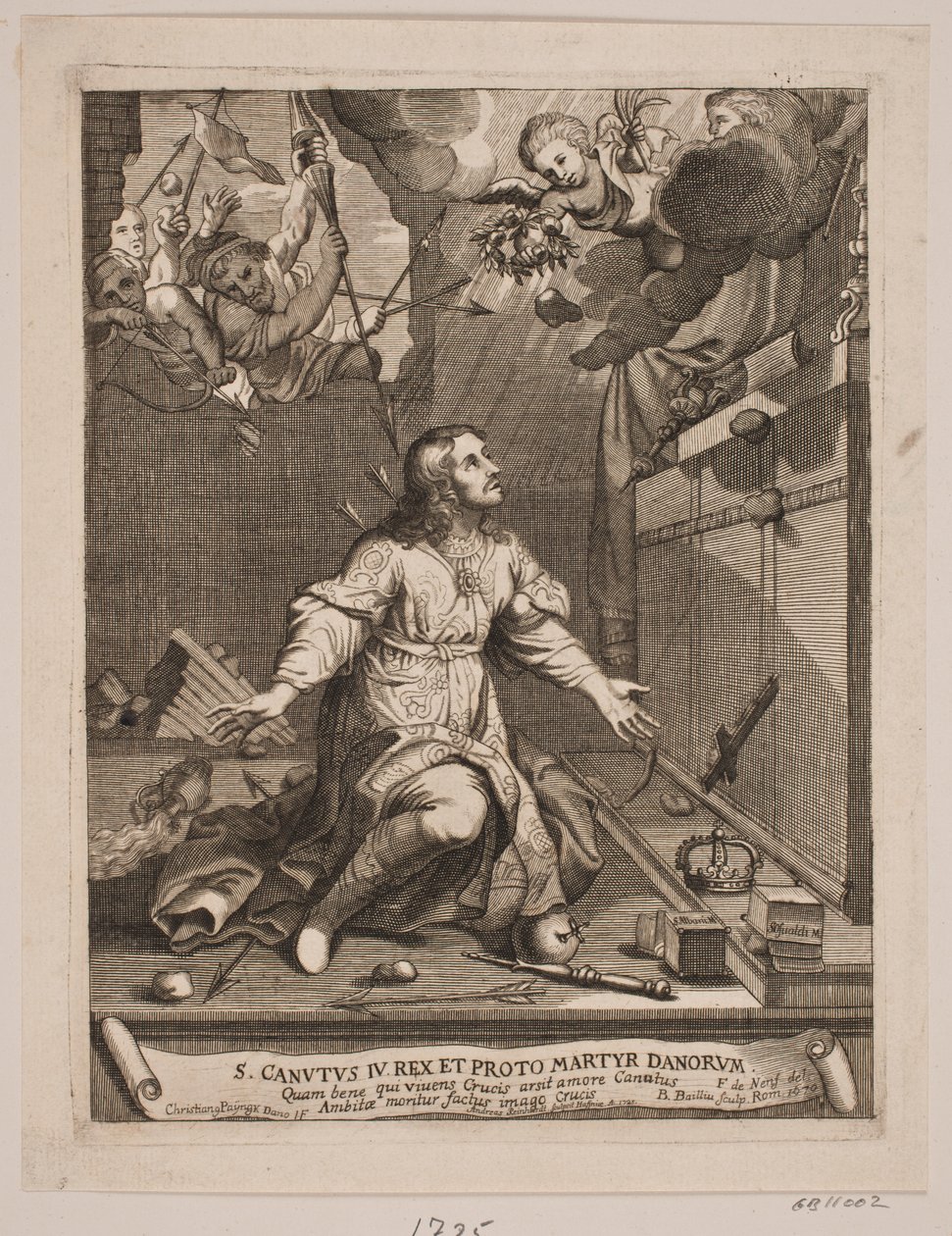 Knud der Heilige, leidender Märtyrertod von Andreas Reinhardt