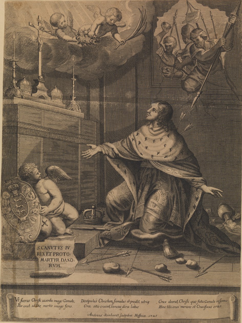 Der Märtyrertod von Knud dem Heiligen von Andreas Reinhardt